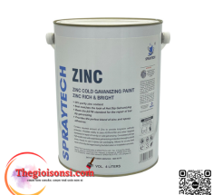 Sơn mạ kẽm lạnh Zinc Spraytech 4L: Chống rỉ sét đỉnh cao (95% kẽm)