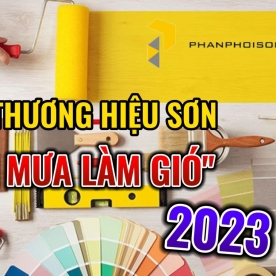 Top các thương hiệu sơn nước đang “làm mưa làm gió” trên thị trường năm 2023