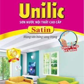 Bảng màu sơn nước nội thất cao cấp Tison Unilic Satin