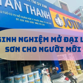 (CHIA SẺ) Kinh nghiệm mở đại lý sơn cho người mới 