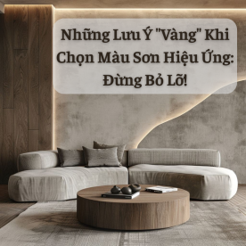 Những Lưu Ý "Vàng" Khi Chọn Màu Sơn Hiệu Ứng: Đừng Bỏ Lỡ!