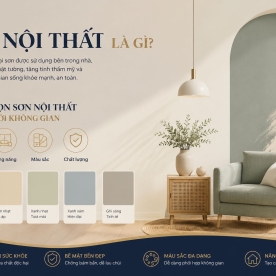 Sơn nội thất là gì? Cách chọn sơn nội thất phù hợp với không gian