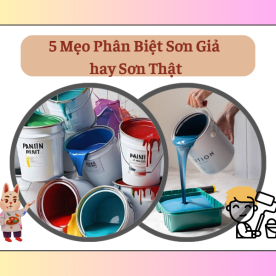 5 Mẹo Phân Biệt Sơn Giả 