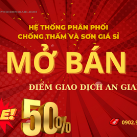 2 điểm giao dịch Phân phối sơn giá sỉ mới tại An Giang sẵn sàng phục vụ khách hàng