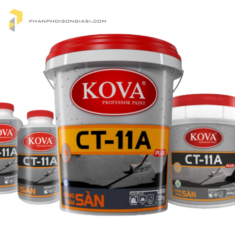 Sơn Chống Thấm Cao Cấp Kova Ct-11a Plus Sàn 5kg