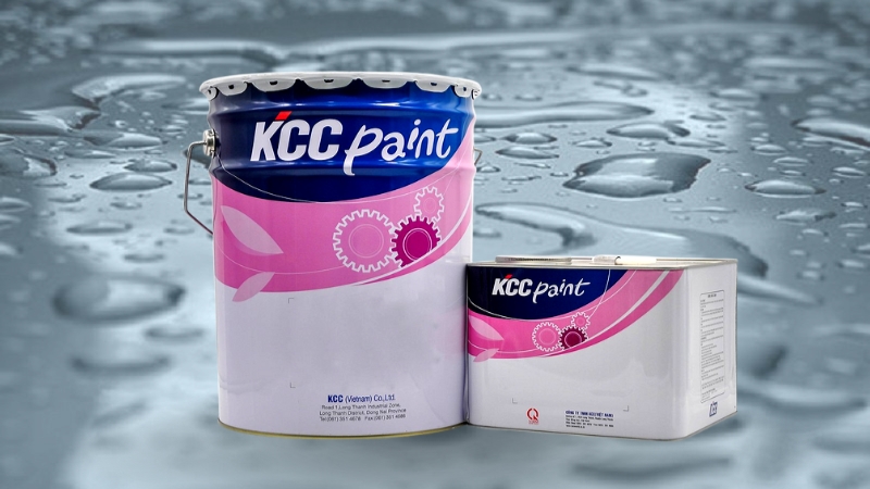 Sơn Epoxy KCC thi công sàn nhà xưởng