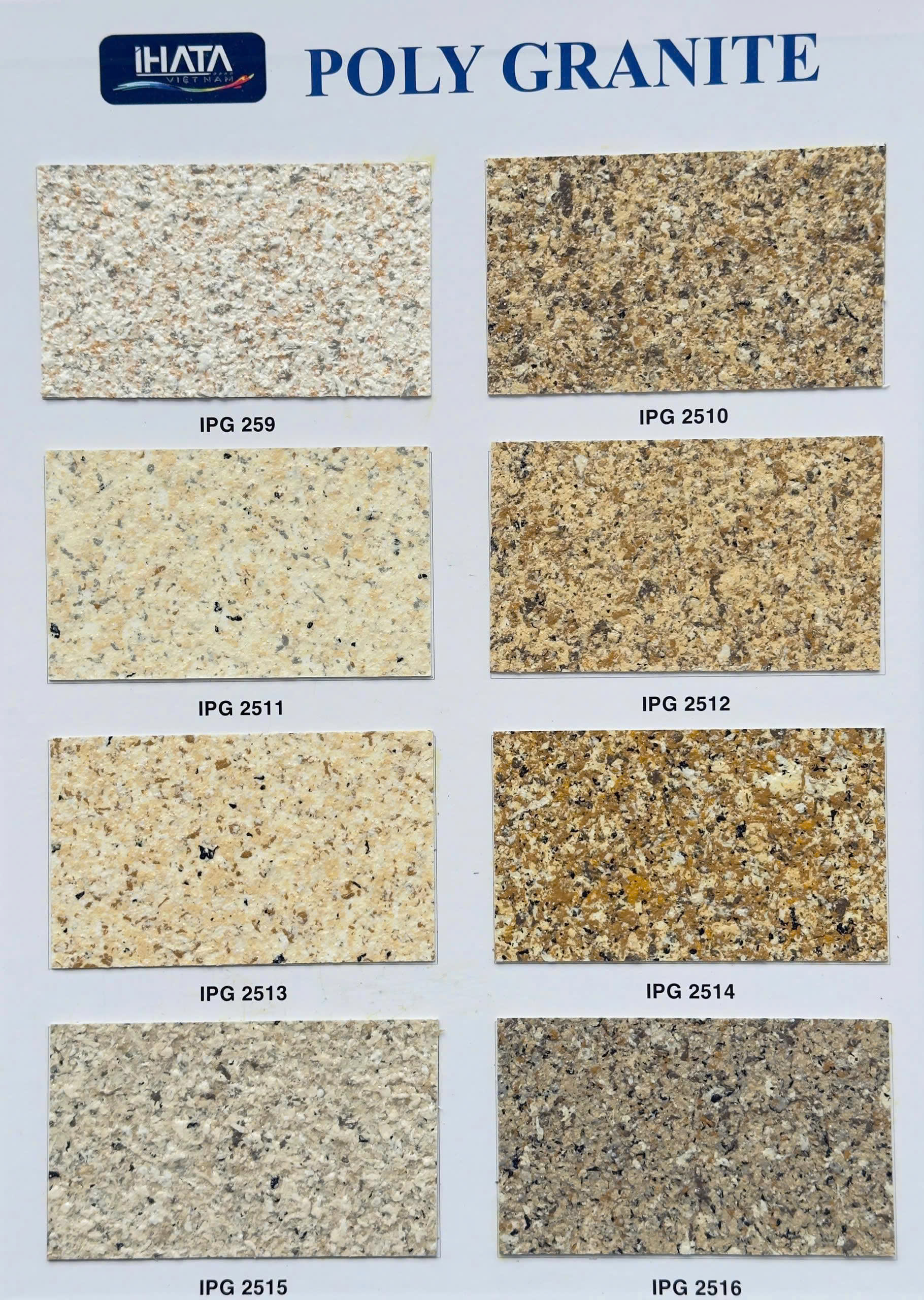 Bảng màu sơn đá hoa cương Aoni cao cấp trang 3
