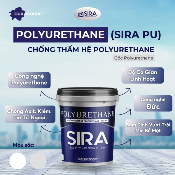 Ưu điểm sơn chống thấm Sira P900