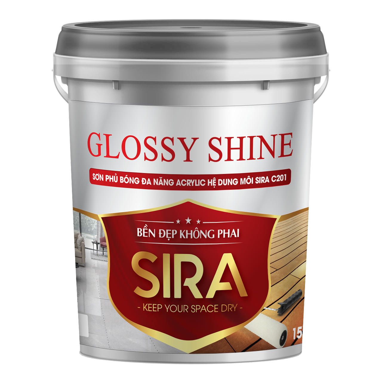 Sơn Phủ Bóng Đa Năng Acrylic Hệ Dung Môi Sira C201