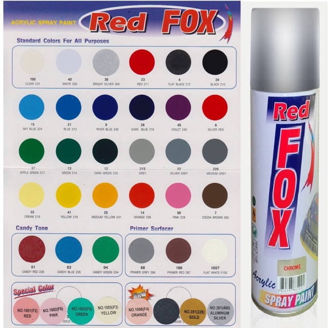 Sơn xịt Redfox A300 nhập khẩu Thái Lan