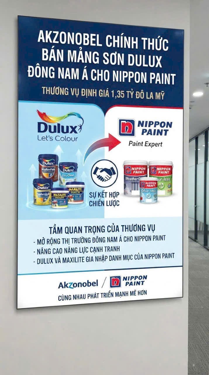 Toàn cảnh vụ việc sơn Dulux bán toàn bộ hoạt động kinh doanh tại Đông Nam Á